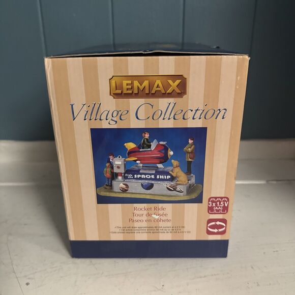 Lemax Rocket Ride The Space Ship Carnival Village #14341 RARE Brand New *READ - Picture 4 of 9